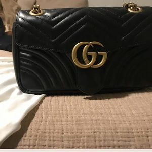 Gucci GG Marmot small matelasse convertible crossbody
